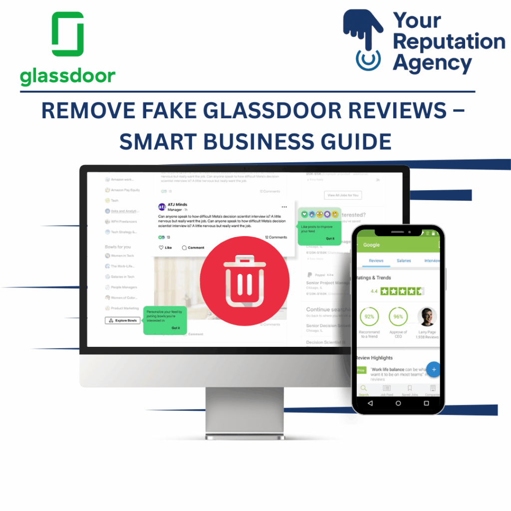 Fake Glassdoor reviews removal services