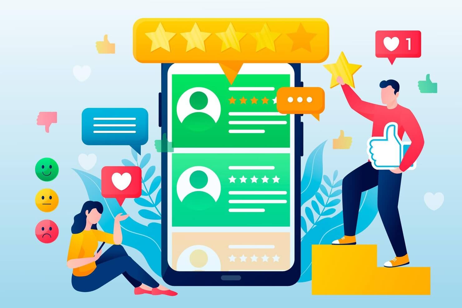 Social media reputation management