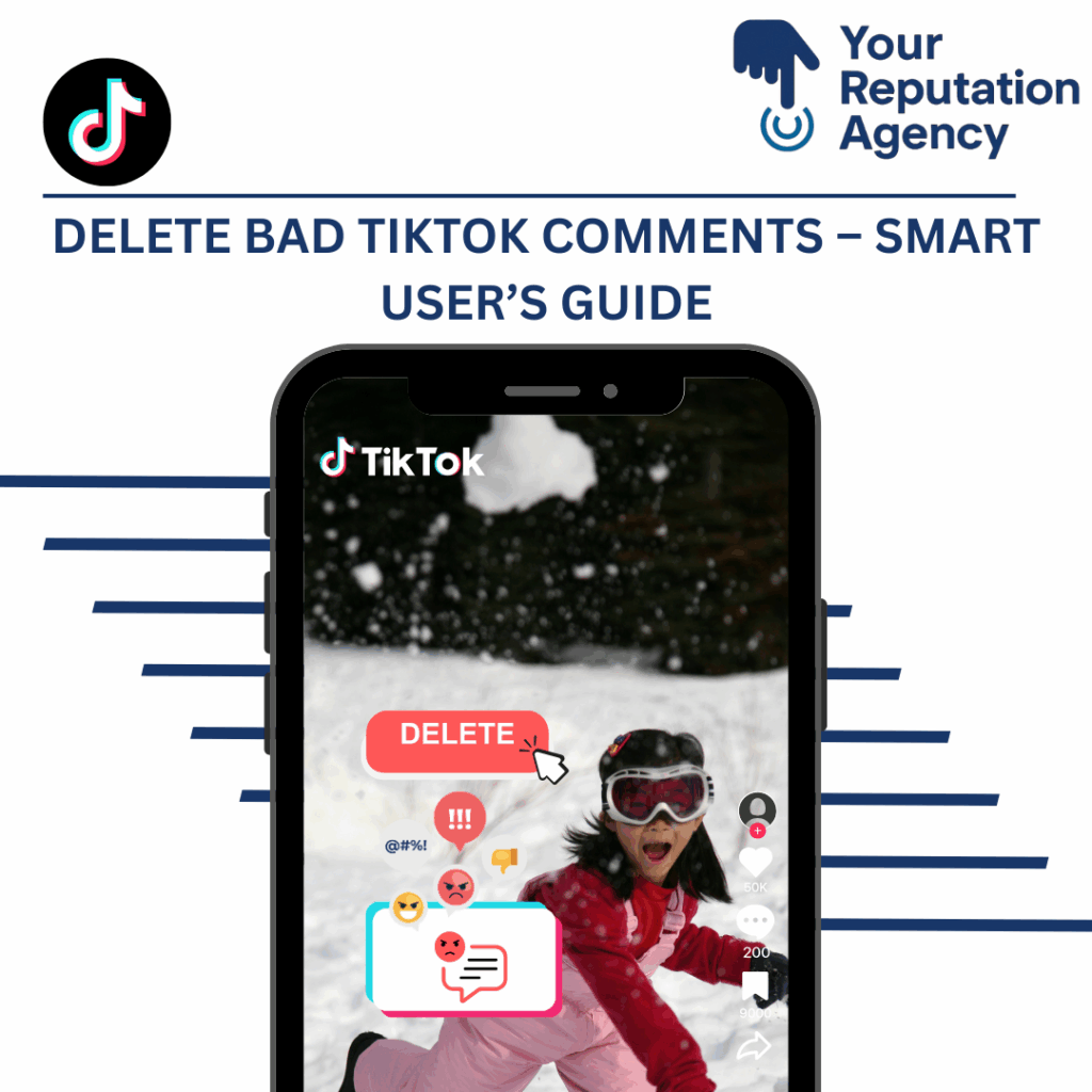 delete bad TikTok comments