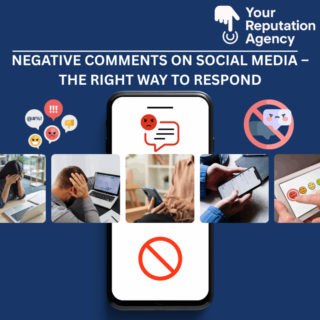 The right way to respond the negative comments on social media
