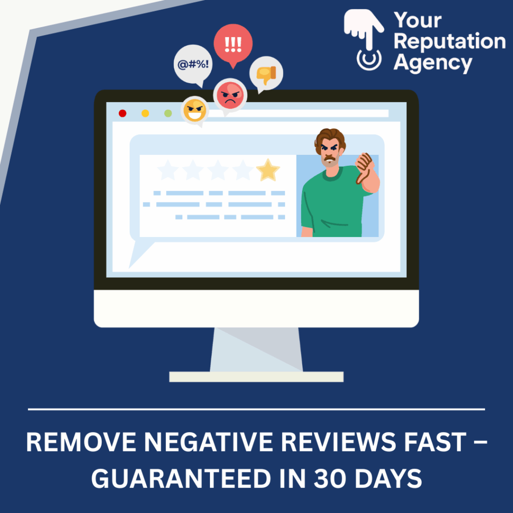 remove negative reviews