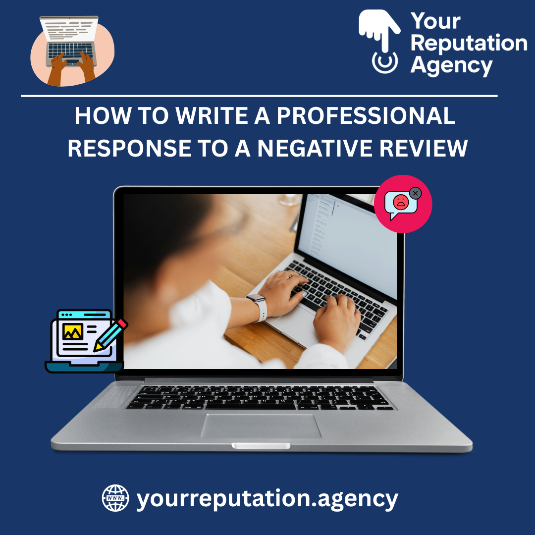 image for writing a professional response to remove a negative review