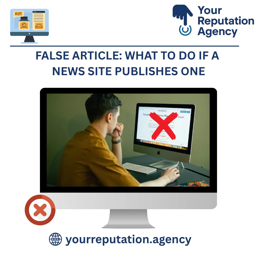False Article- What to Do If a News Site Publishes One