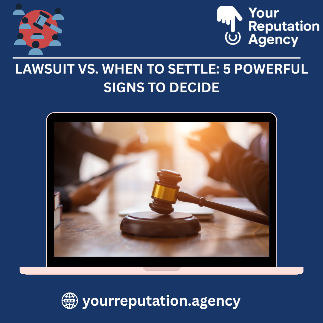 Lawsuit vs. When to Settle
