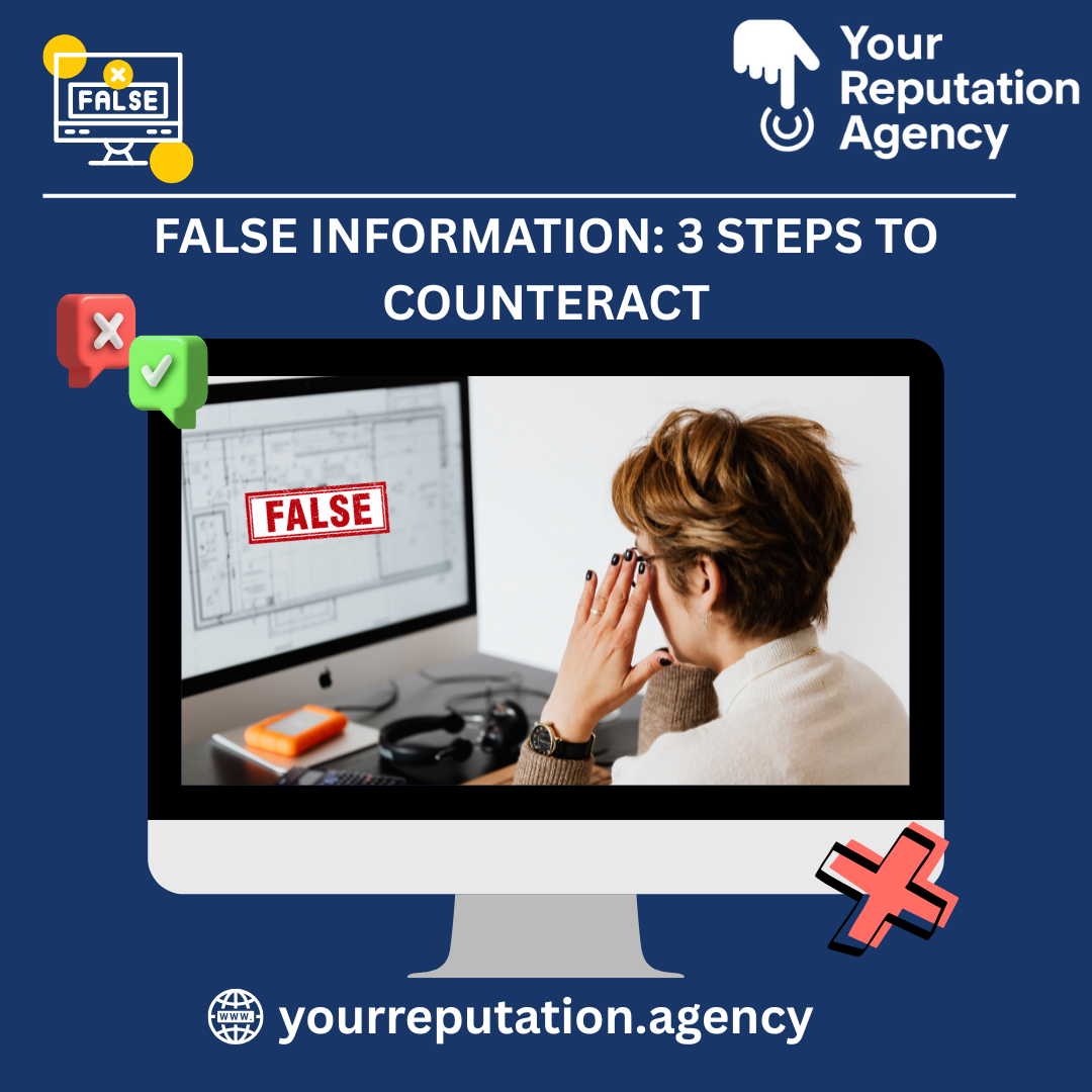 false information- 3 steps to counteract