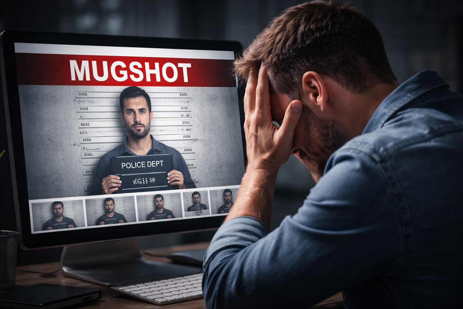 Mugshot Still Appears Online