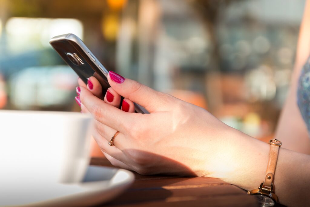 Concept of a permanent digital footprint and data privacy security.