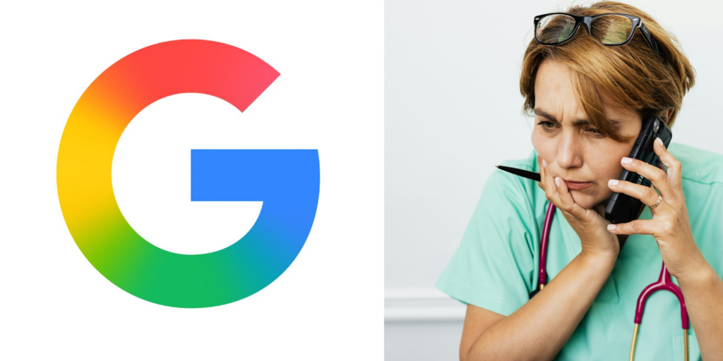 Medical professional looking at digital reputation analytics for the article 7 Things Patients Secretly Google Before Choosing a Doctor