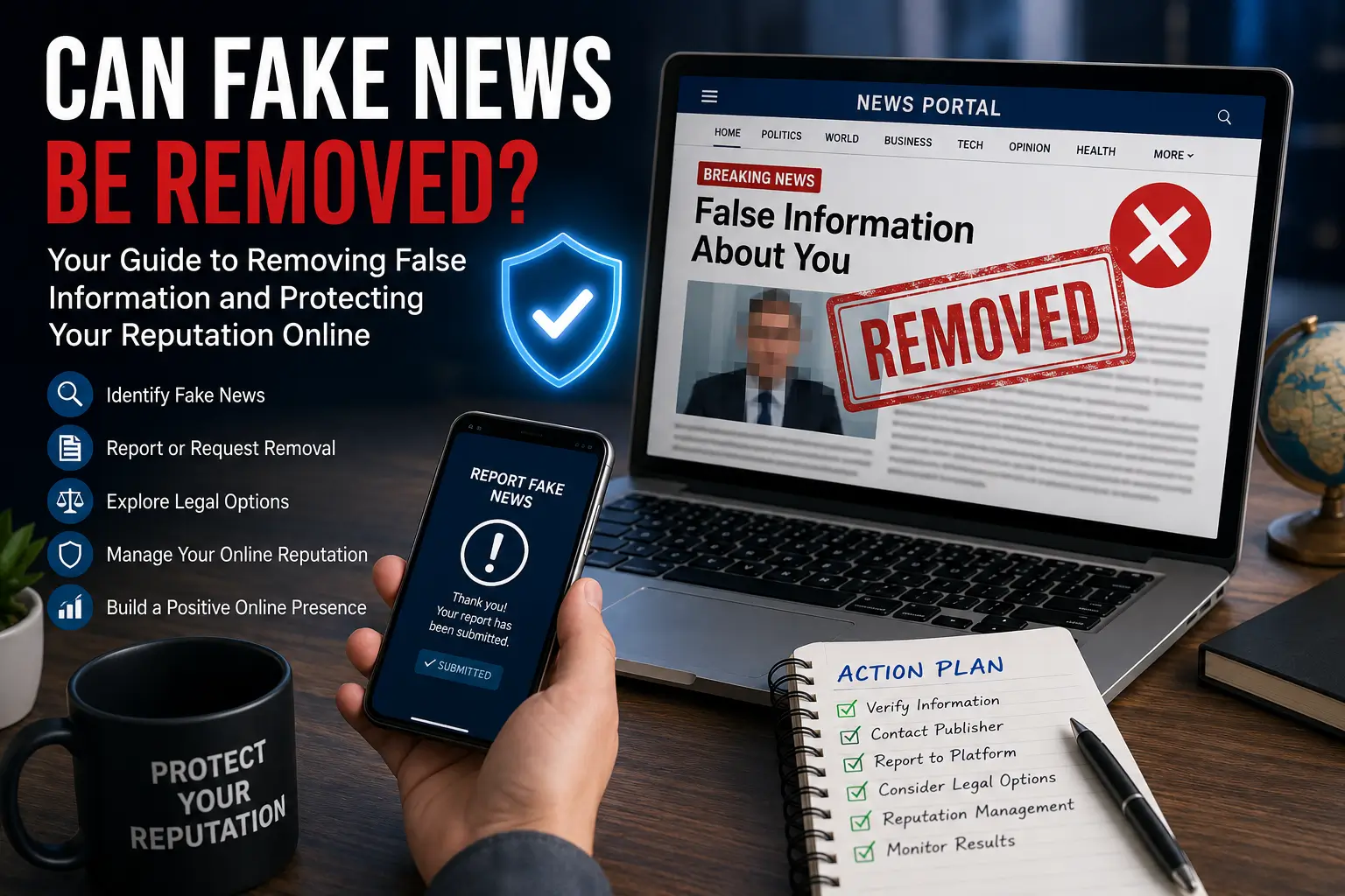 Can Fake News Be Removed?