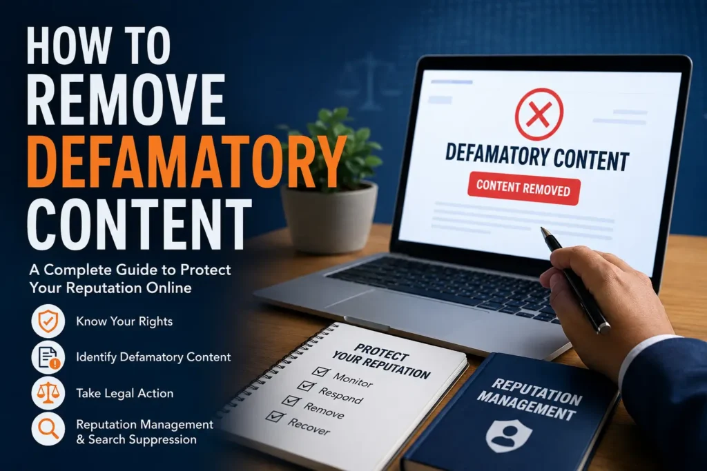 How to Remove Defamatory Content | Expert Guide