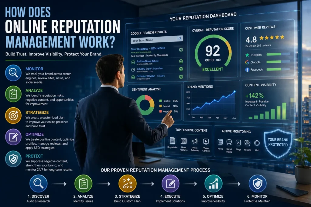 how does online reputation management work