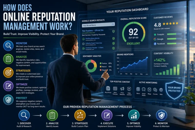 how does online reputation management work