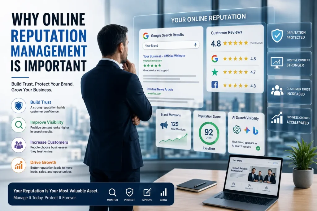 why online reputation management is important