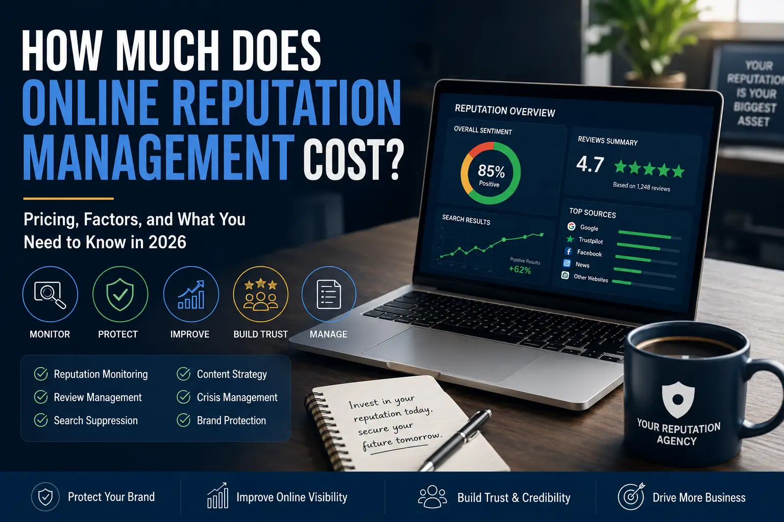 how much does online reputation management cost