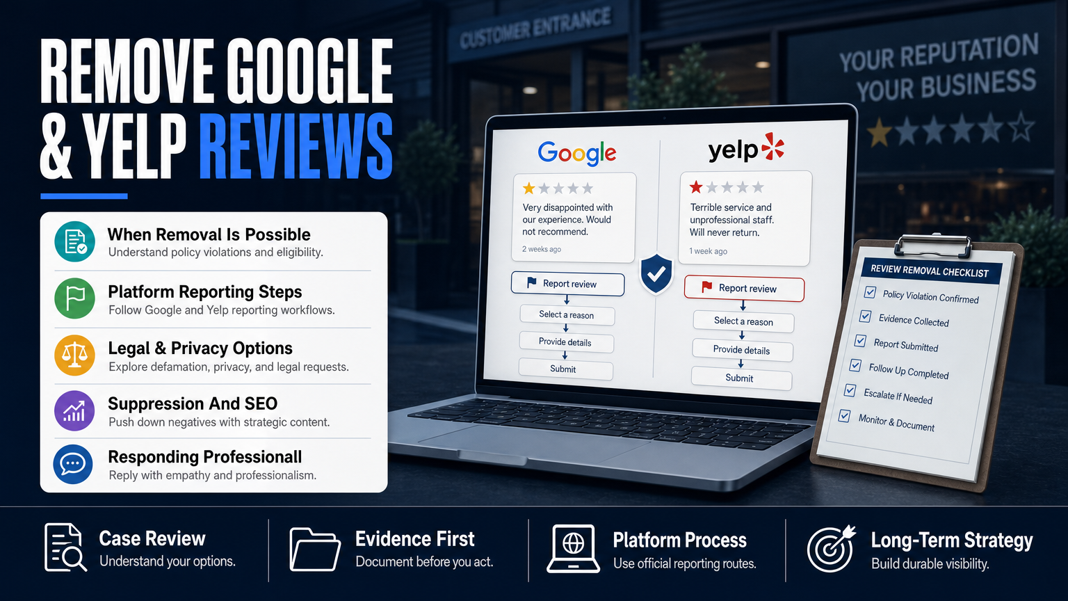 How to Remove Negative Google and Yelp Reviews: A Practical Guide