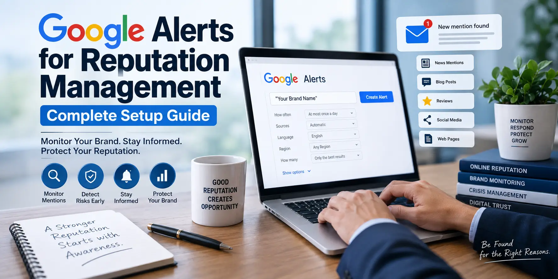 Google Alerts for Reputation Management