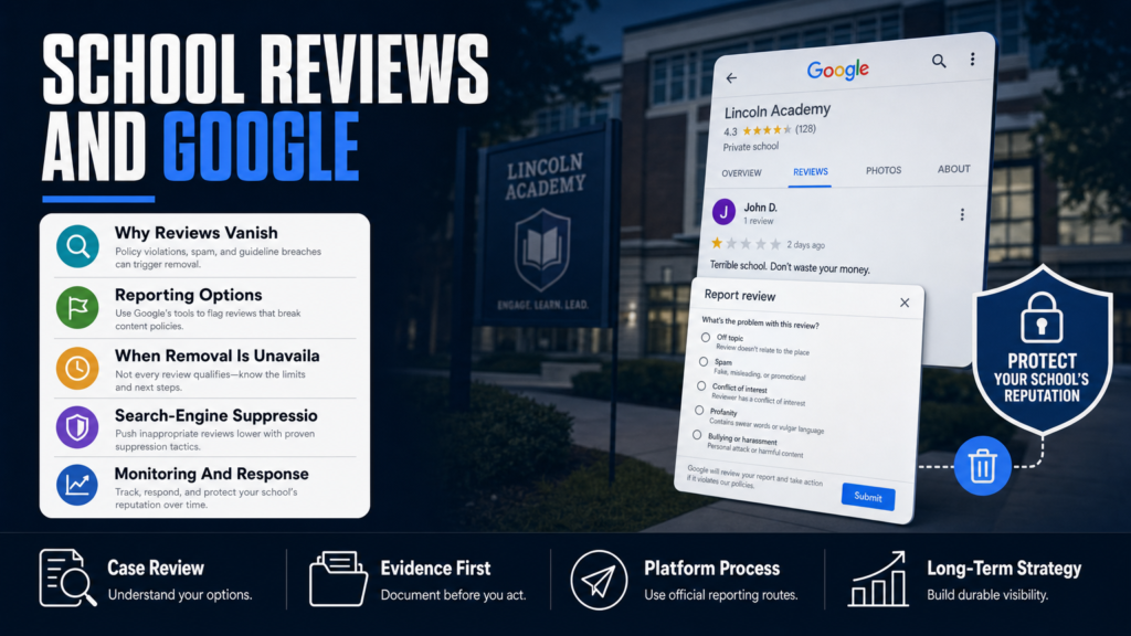 When School Reviews Disappear: How Google Decides What Stays